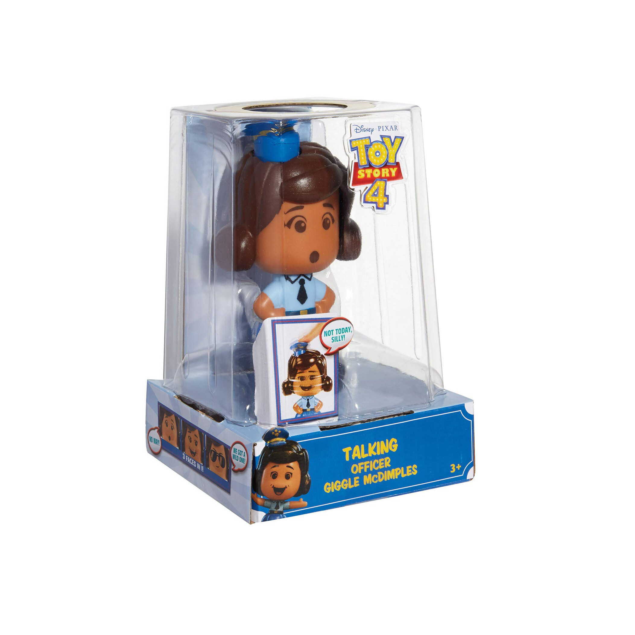 GIGGLE McDIMPLES 20 Details about   DISNEY PIXAR TOY STORY 4-  TALKING OFFICER SOUNDS 3 FACES 