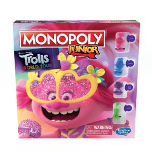 Monopoly Junior Game: DreamWorks Trolls World Tour Edition