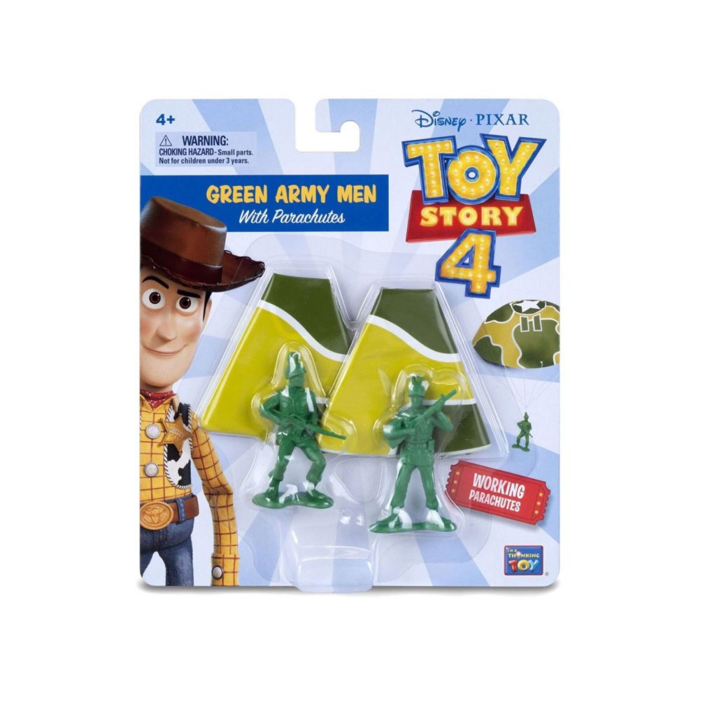 Disney Pixar Toy Story 4 Green Army Men with Parachutes Figure 2-Pack ...