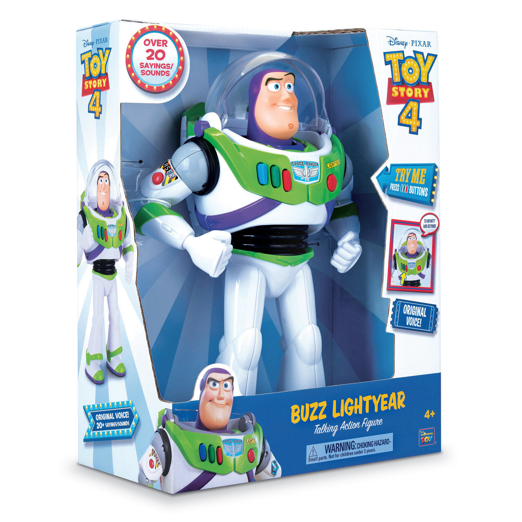 Disney Pixar Toy Story Buzz Lightyear Talking Action Figure