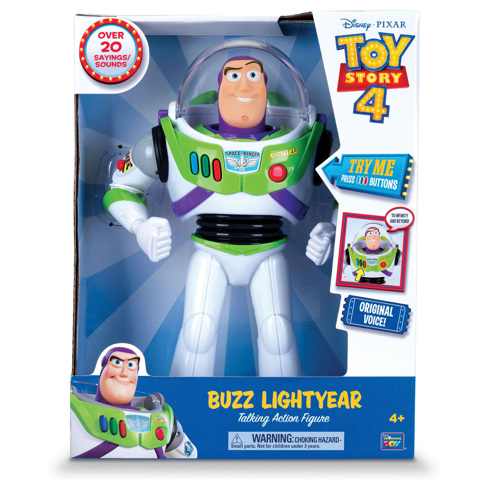 toy story collection buzz lightyear talking action figure