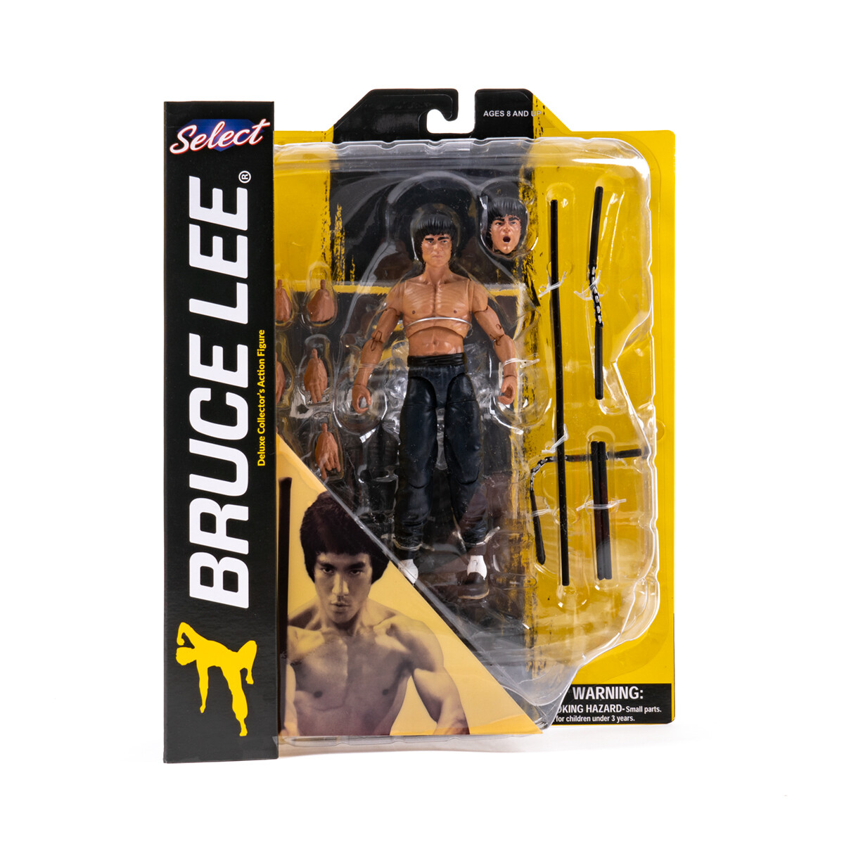 Bruce Lee Select Series 2 Figure (Black) – ToyFigz.com