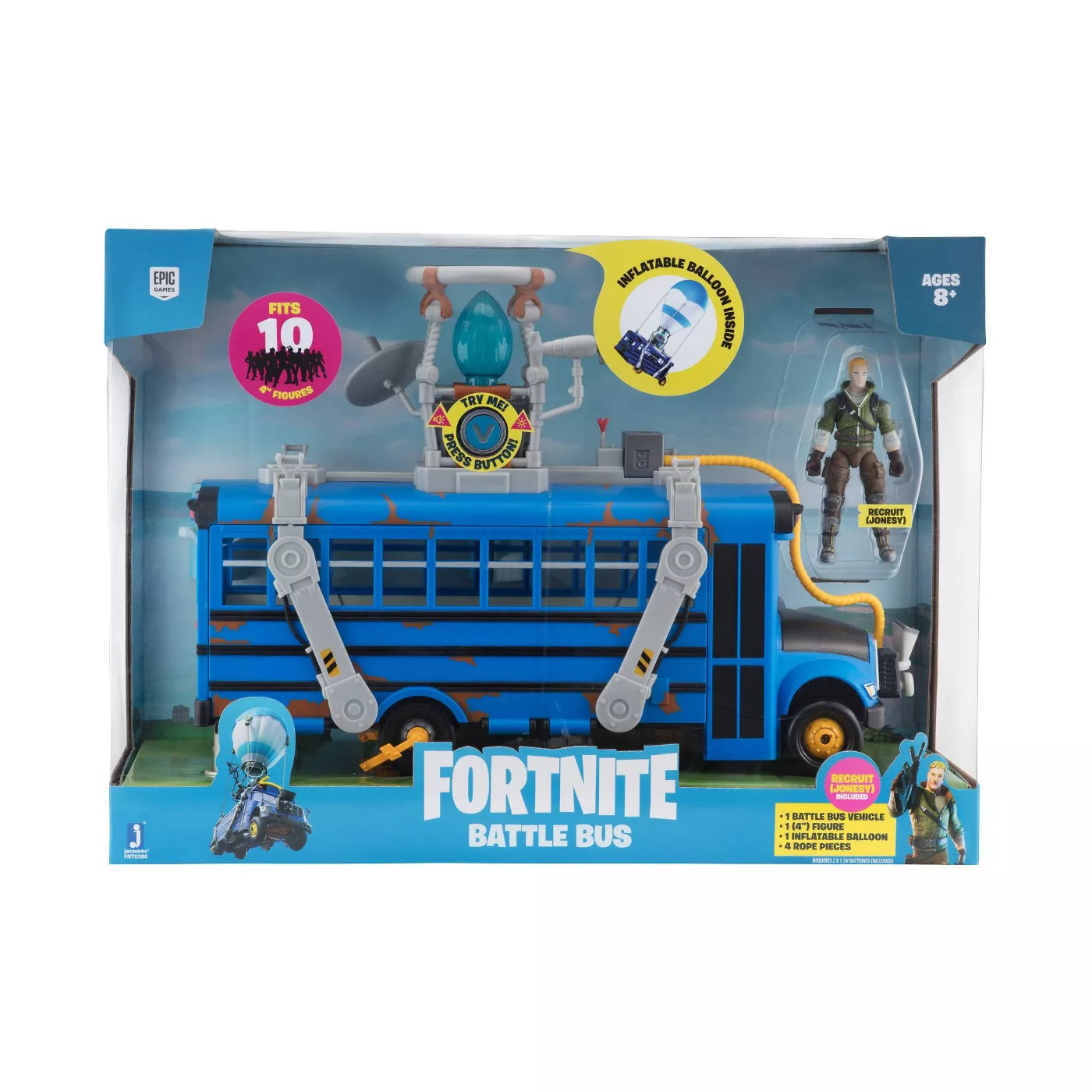 Fortnite Deluxe Battle Bus Vehicle Multicolored for sale online