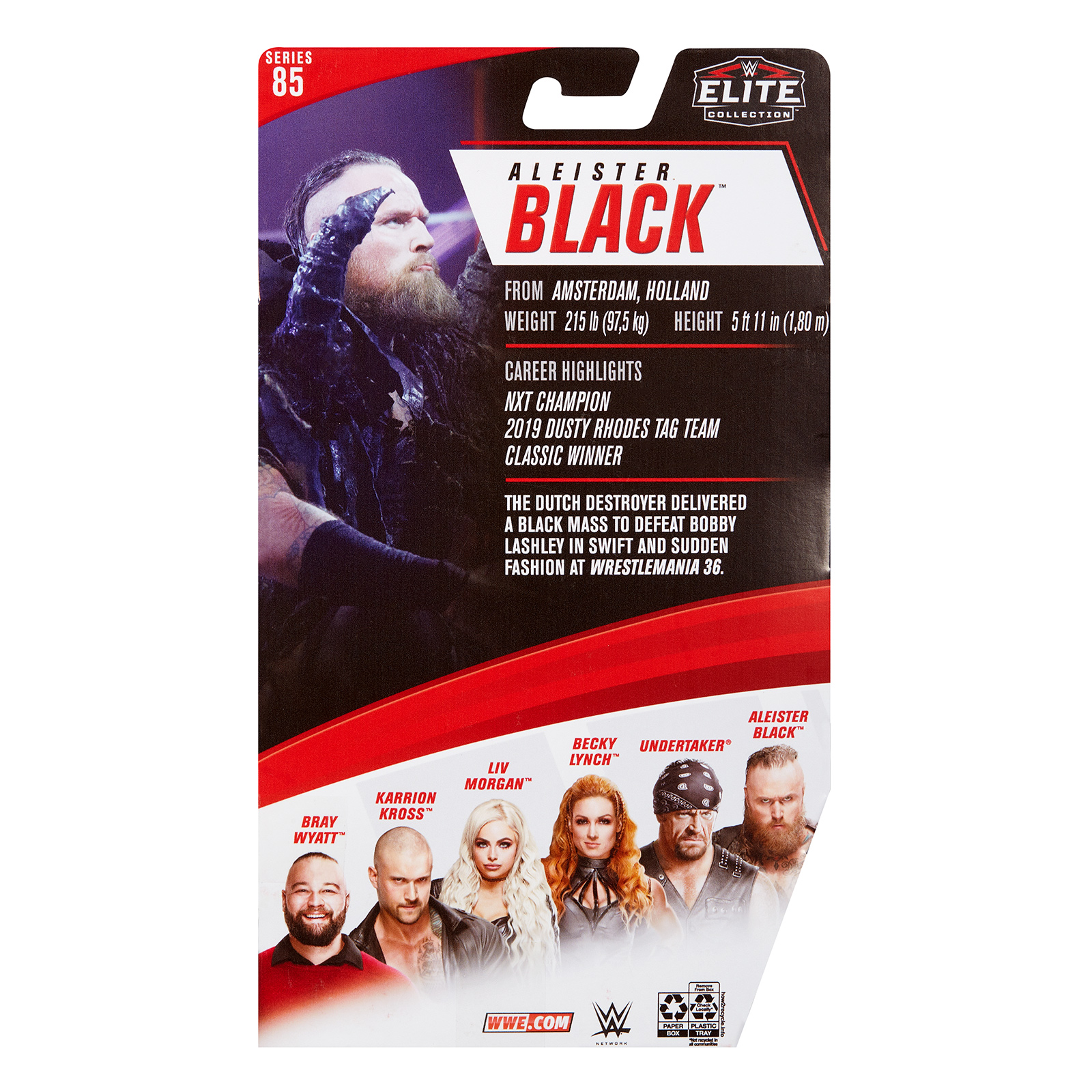 Aleister black store wwe action figure