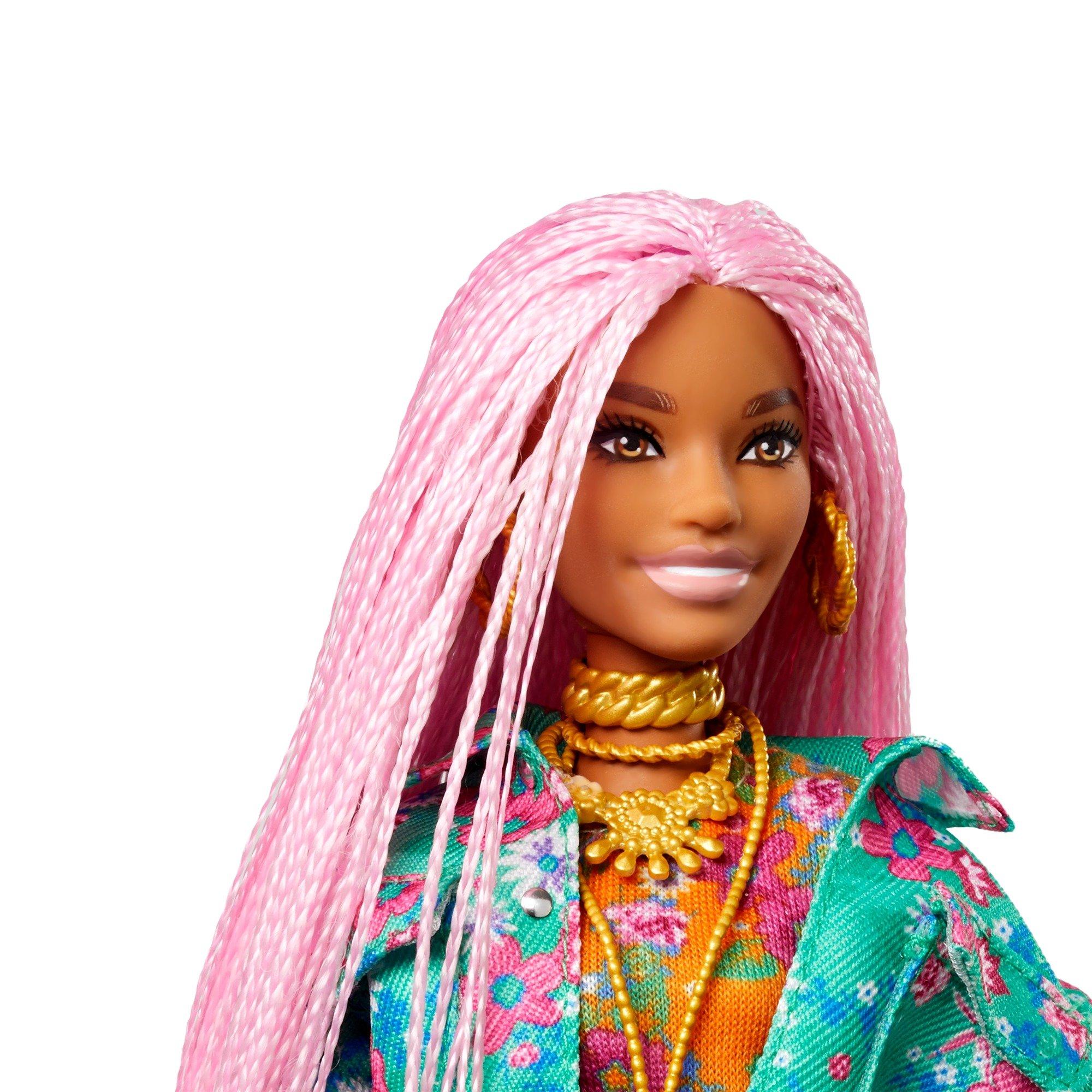 Barbie Extra Doll - Pink Braids